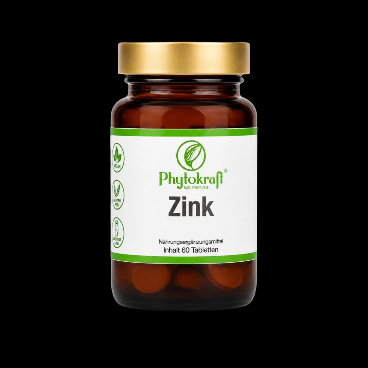 Phytokraft Zinkcitrat – 25 mg Zink | 60 Tabletten